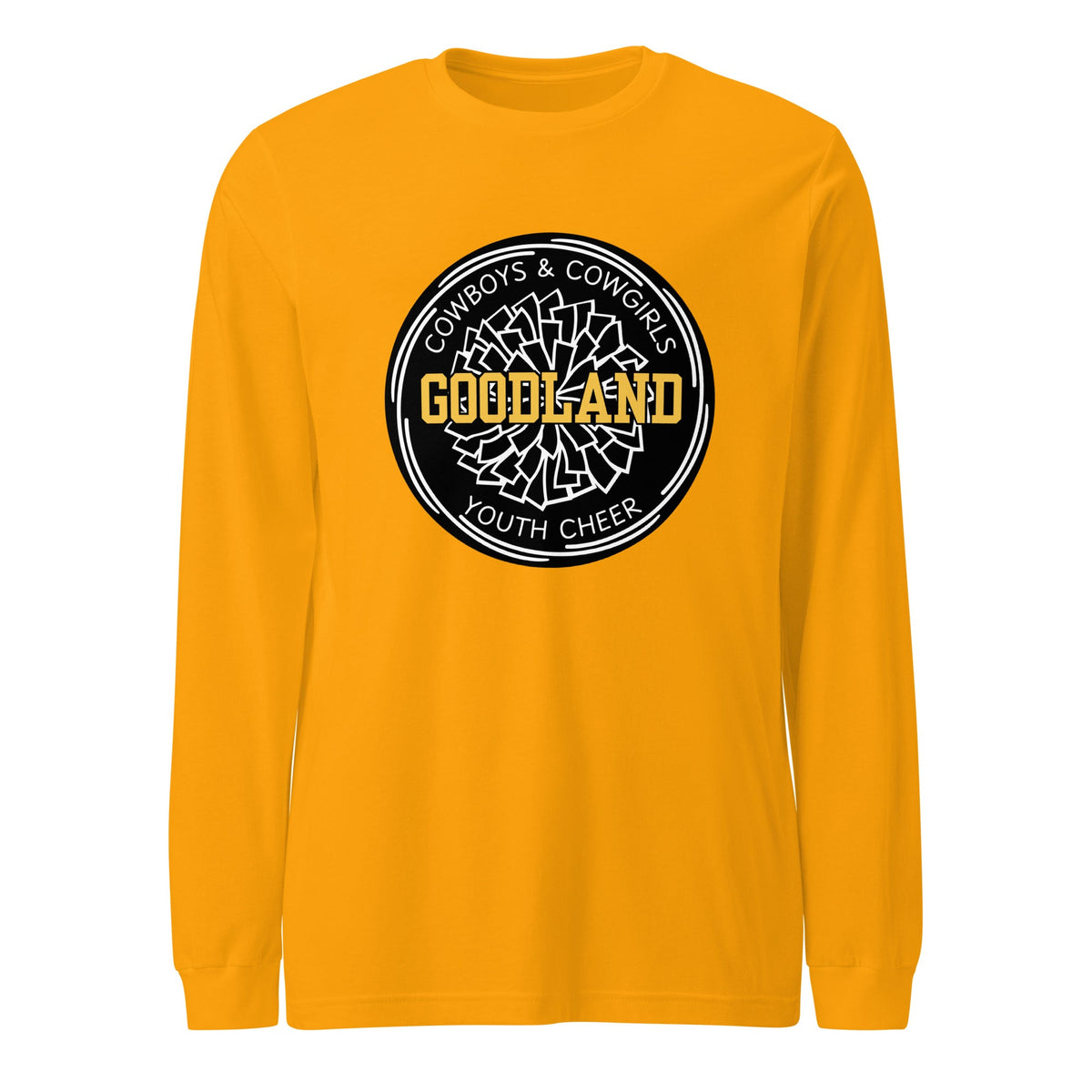 Performance | Long Sleeve Tee | Goodland Youth Cheer | Badge Logo