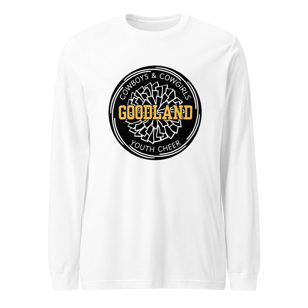 Performance | Long Sleeve Tee | Goodland Youth Cheer | Badge Logo