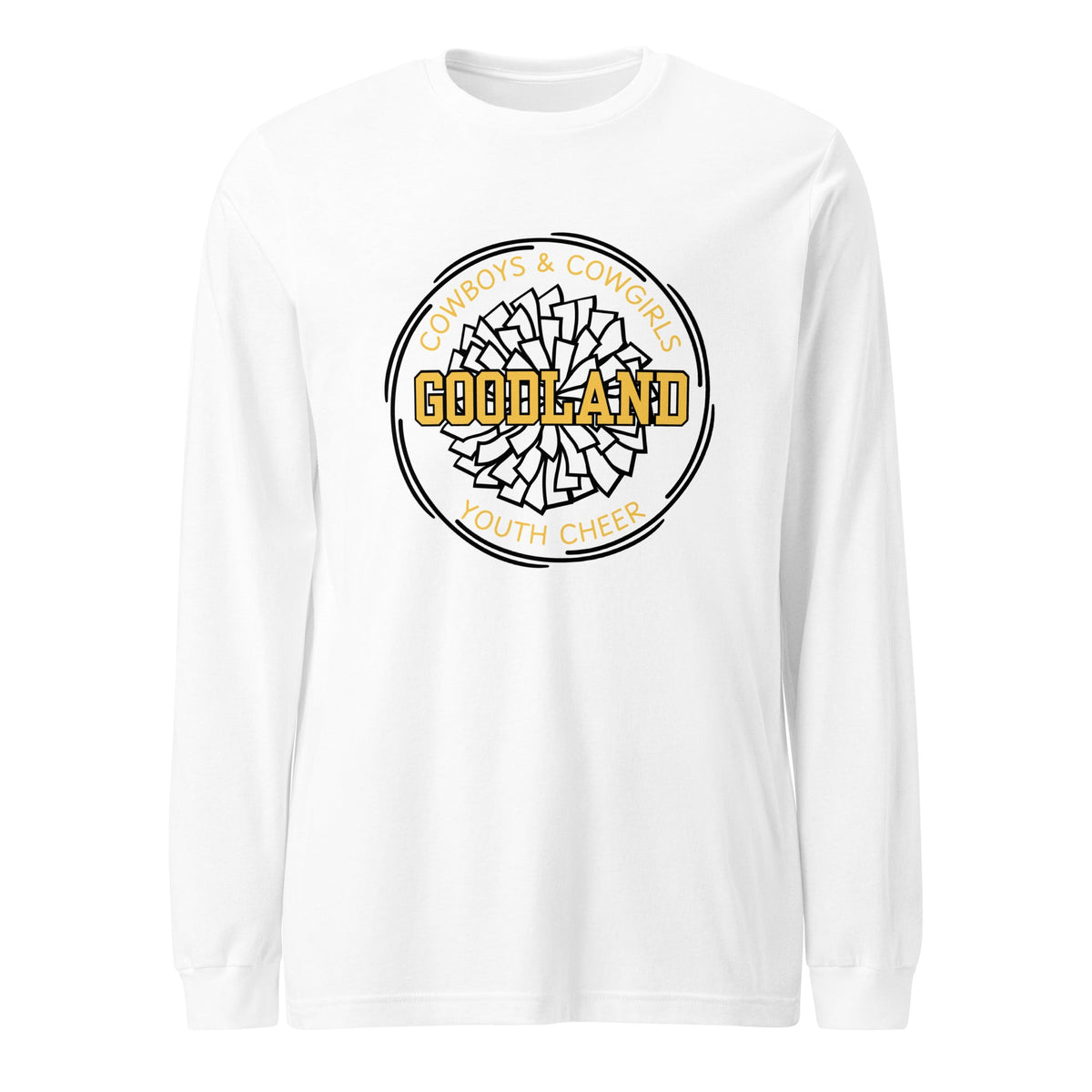 Performance | Long Sleeve Tee | Goodland Youth Cheer | Crest Logo