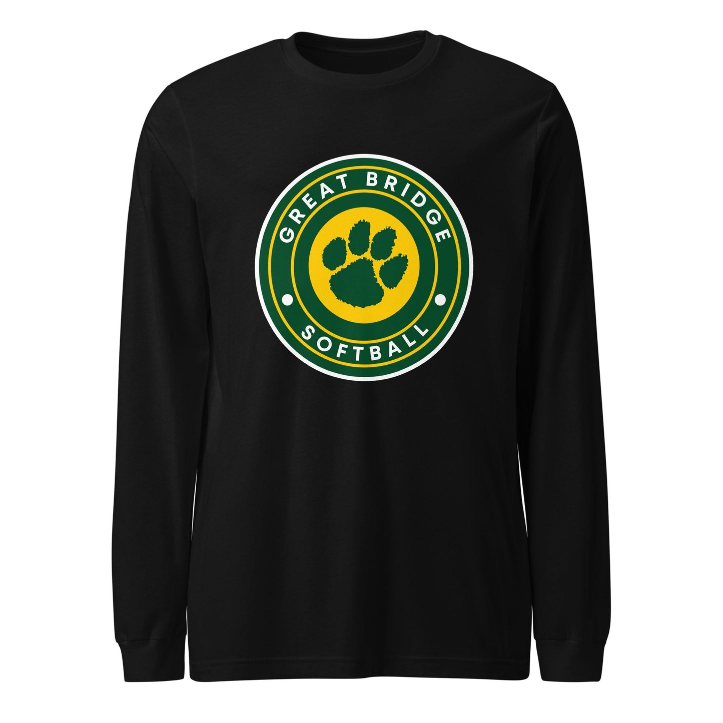 Performance | Long Sleeve Tee | Great Bridge Softball Booster | Badge Logo