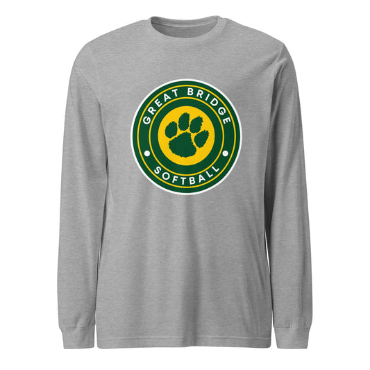 Performance | Long Sleeve Tee | Great Bridge Softball Booster | Badge Logo