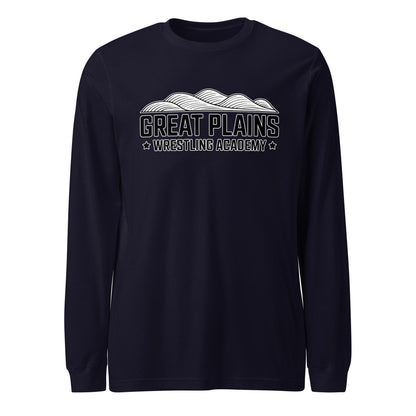 Performance | Long Sleeve Tee | Great Plains Wrestling Academy | Crest Logo