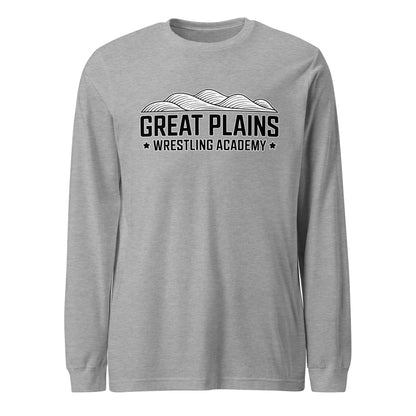 Performance | Long Sleeve Tee | Great Plains Wrestling Academy | Crest Logo