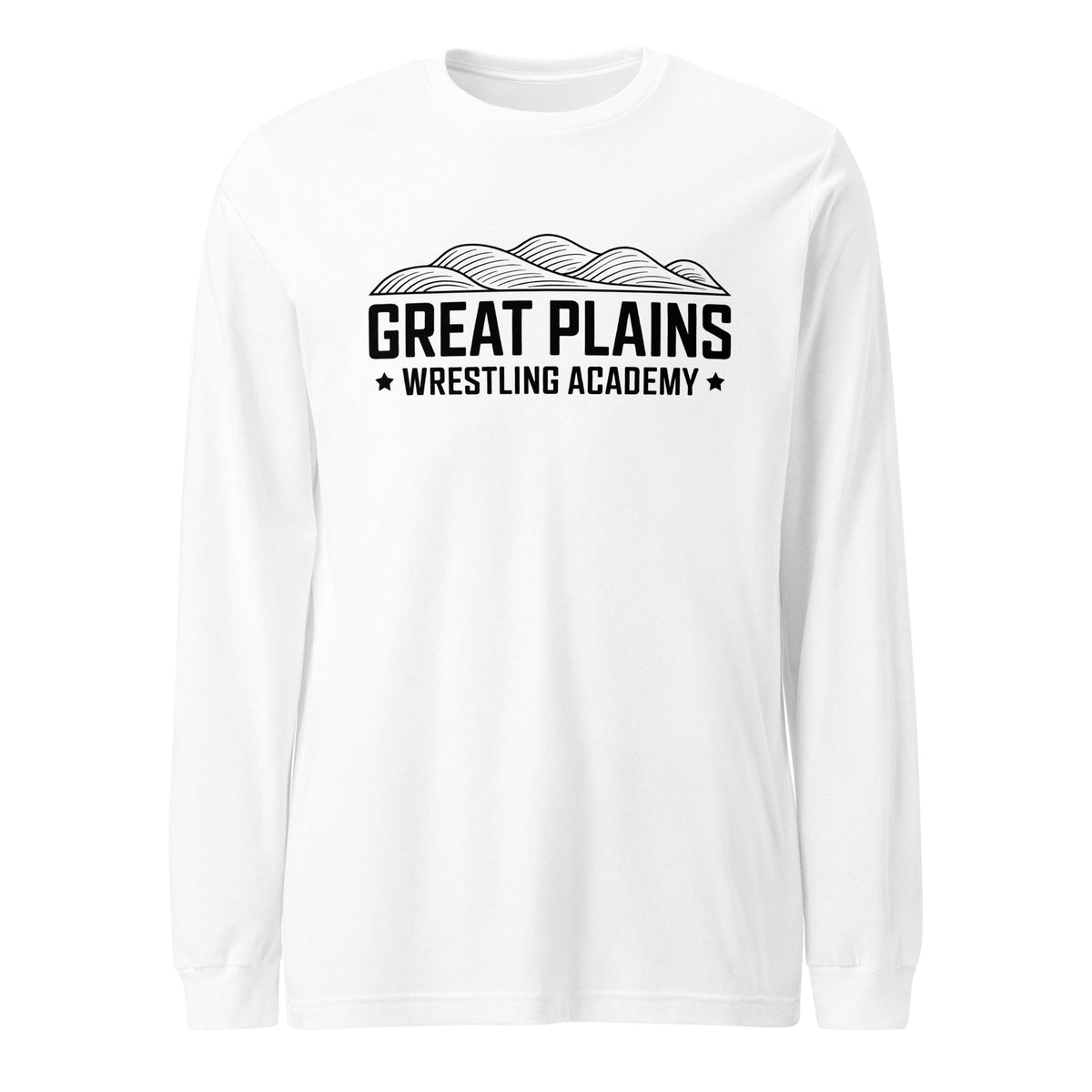 Performance | Long Sleeve Tee | Great Plains Wrestling Academy | Crest Logo