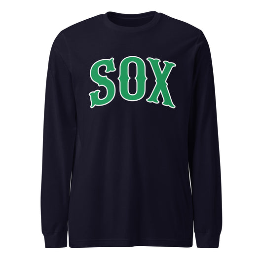 Performance | Long Sleeve Tee | Greenville Sox | Script Logo