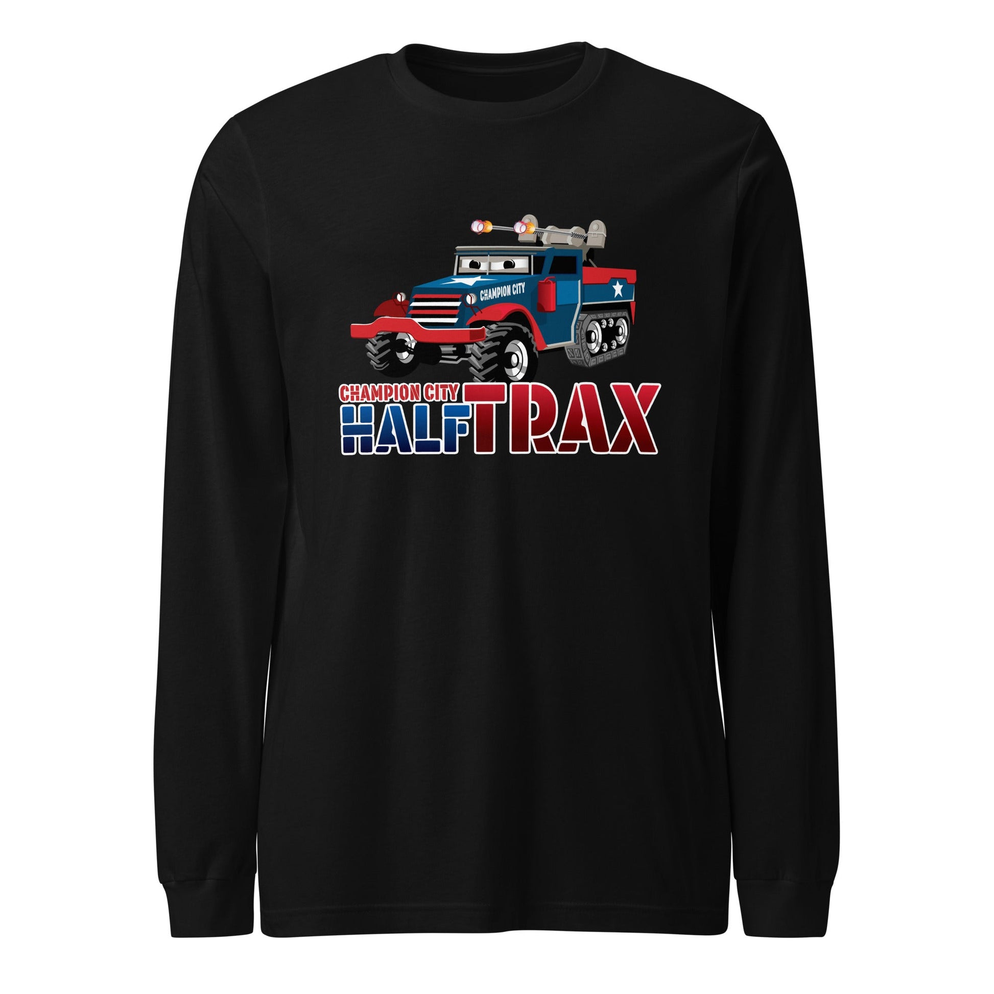 Performance | Long Sleeve Tee | Half Trax Baseball | Mascot Logo