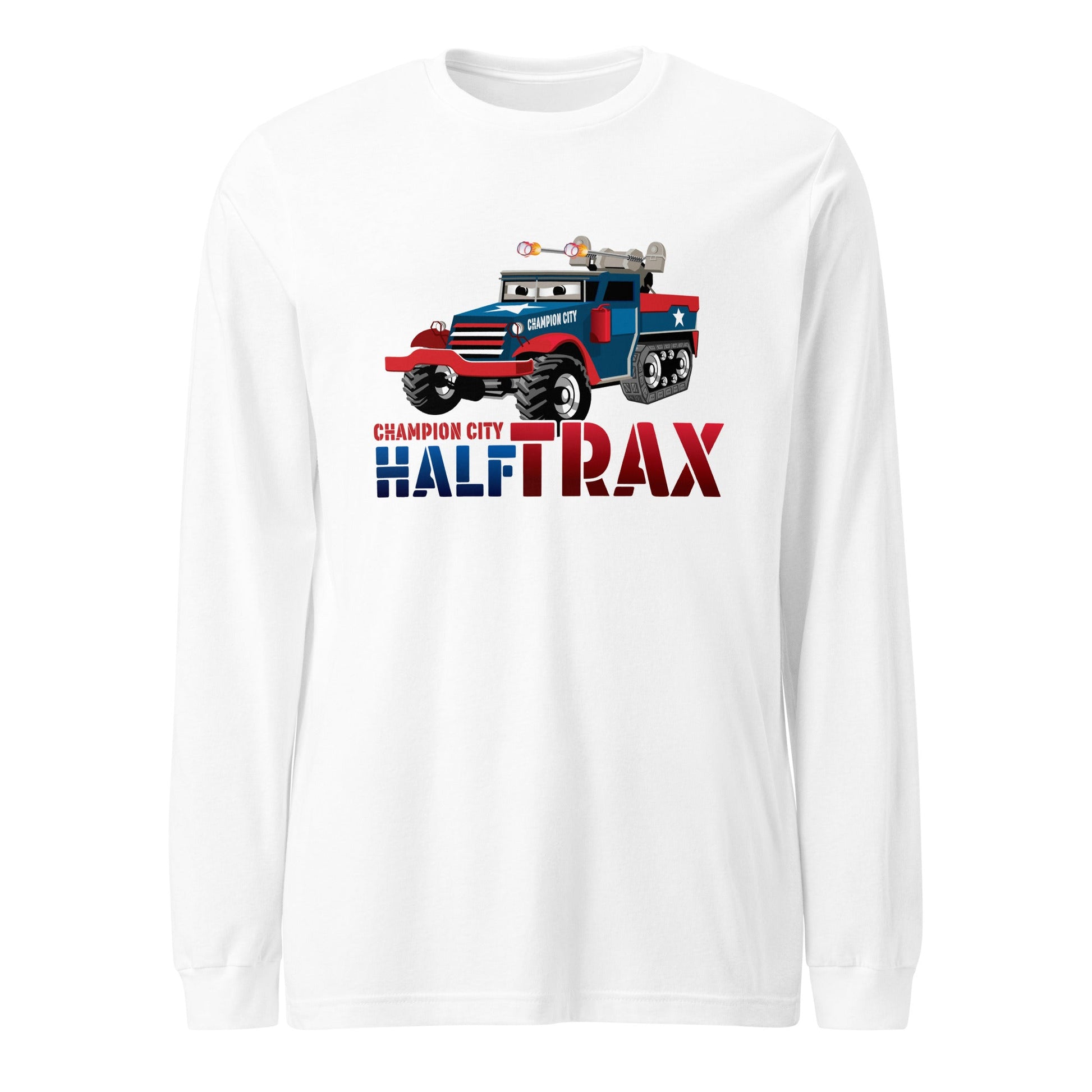 Performance | Long Sleeve Tee | Half Trax Baseball | Mascot Logo
