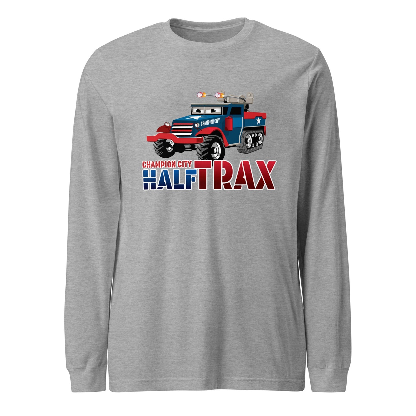 Performance | Long Sleeve Tee | Half Trax Baseball | Mascot Logo