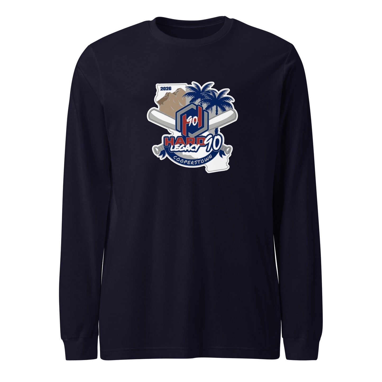 Performance | Long Sleeve Tee | Hard 90 Legacy | Badge Logo