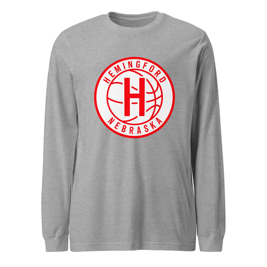 Performance | Long Sleeve Tee | Hemingford Bobcats | Alt Badge Logo