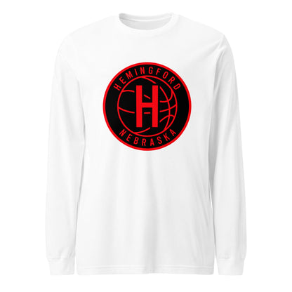 Performance | Long Sleeve Tee | Hemingford Bobcats | Badge Logo