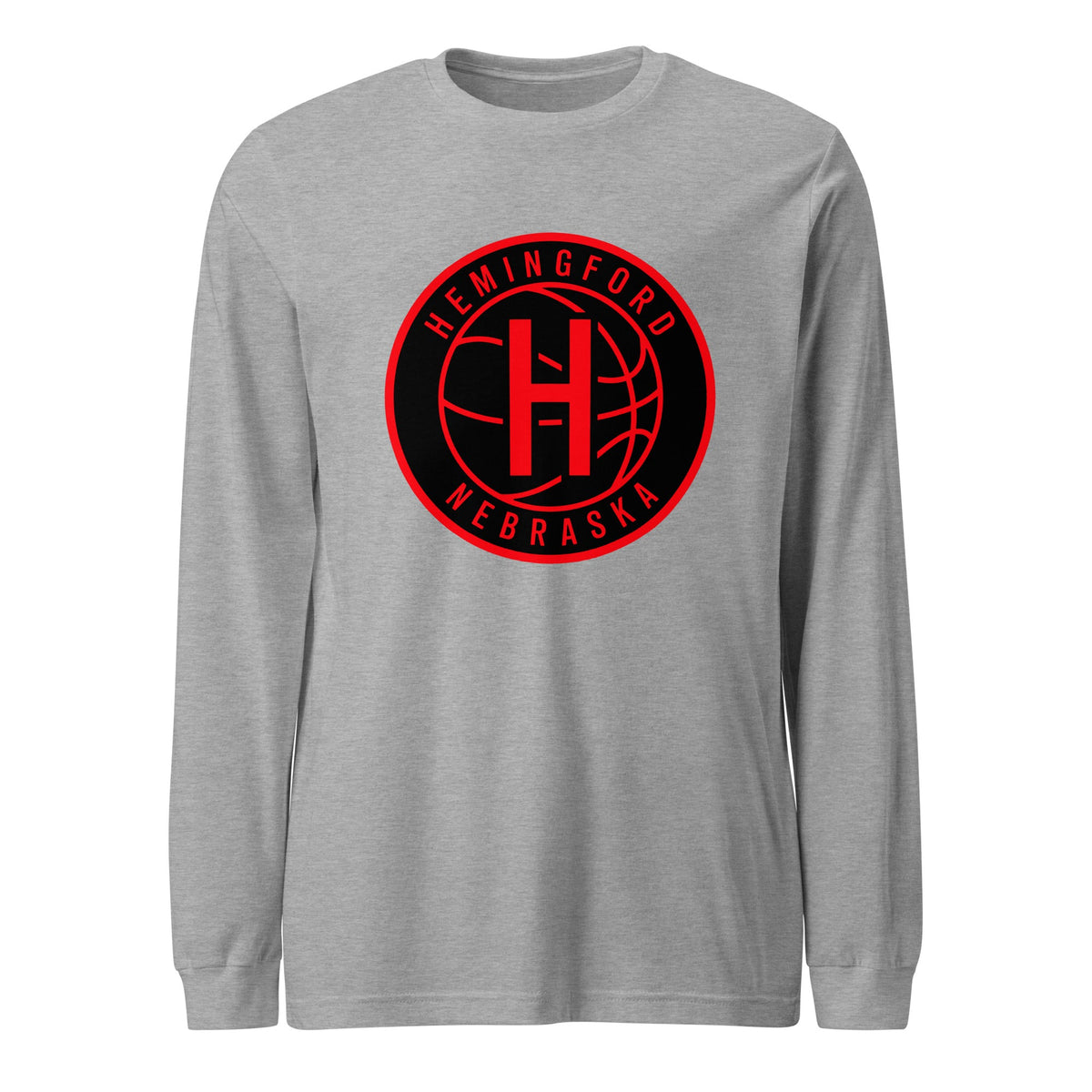Performance | Long Sleeve Tee | Hemingford Bobcats | Badge Logo