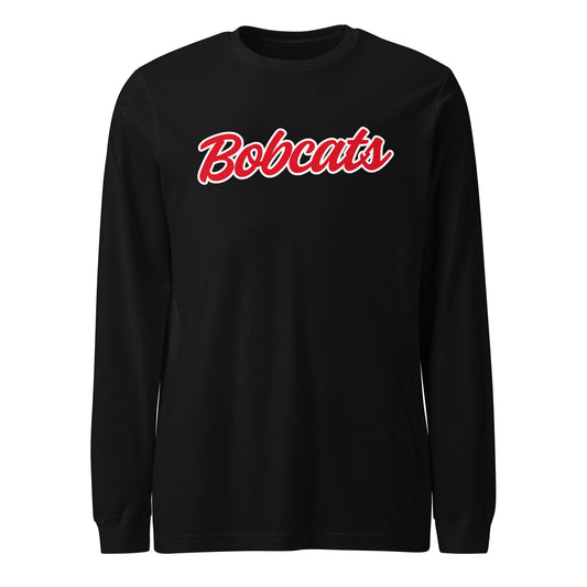 Performance | Long Sleeve Tee | Hemingford Bobcats | Script Logo