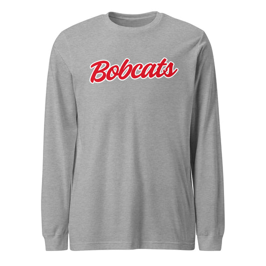 Performance | Long Sleeve Tee | Hemingford Bobcats | Script Logo