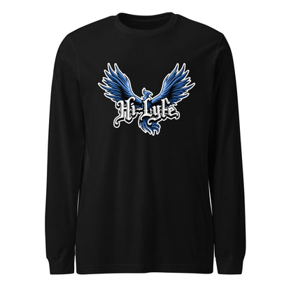 Performance | Long Sleeve Tee | Hi - Lyfe Basketball | Wings Logo