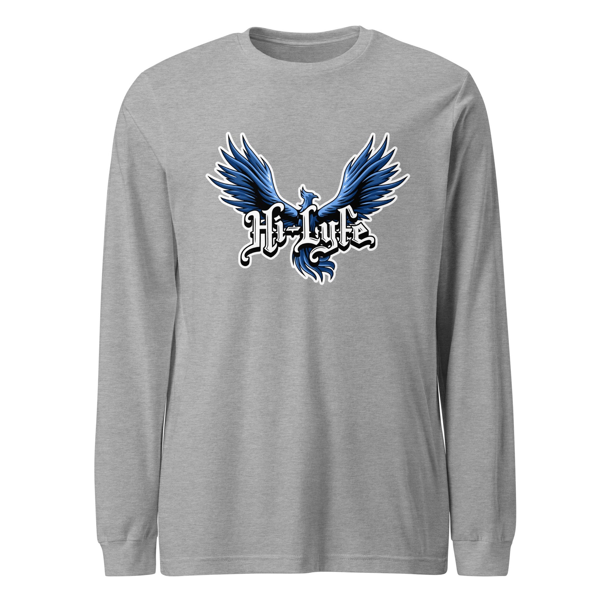 Performance | Long Sleeve Tee | Hi - Lyfe Basketball | Wings Logo