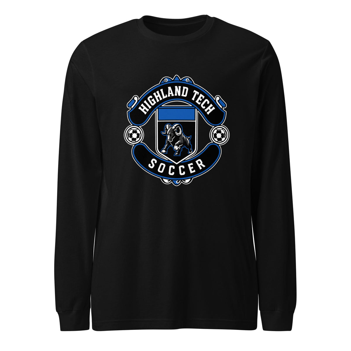 Performance | Long Sleeve Tee | Highland Soccer | Emblem Logo