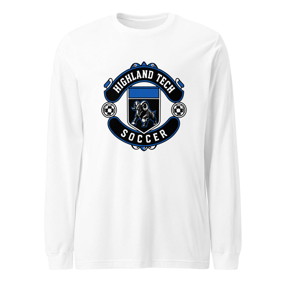 Performance | Long Sleeve Tee | Highland Soccer | Emblem Logo
