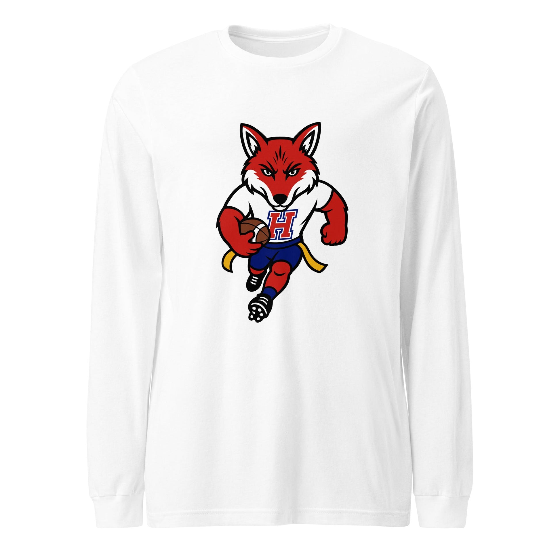 Performance | Long Sleeve Tee | Hornell Flag Football | Mascot Logo