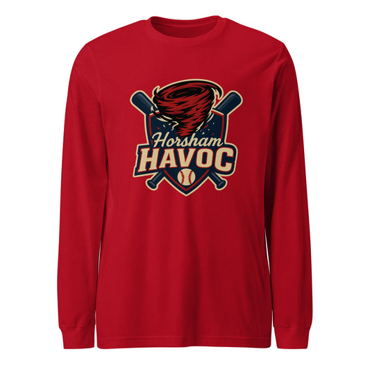 Performance | Long Sleeve Tee | Horsham Travel Baseball | Havoc Logo