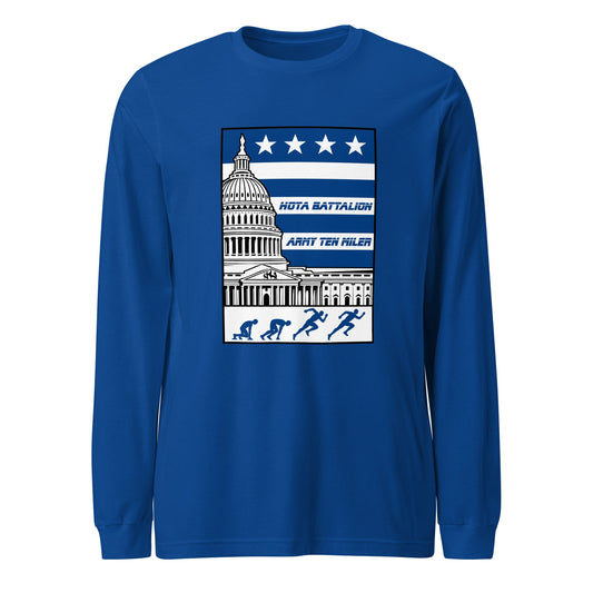 Performance | Long Sleeve Tee | Hoya battalion Ten Miler | Emblem Logo