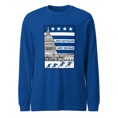 Performance | Long Sleeve Tee | Hoya battalion Ten Miler | Emblem Logo