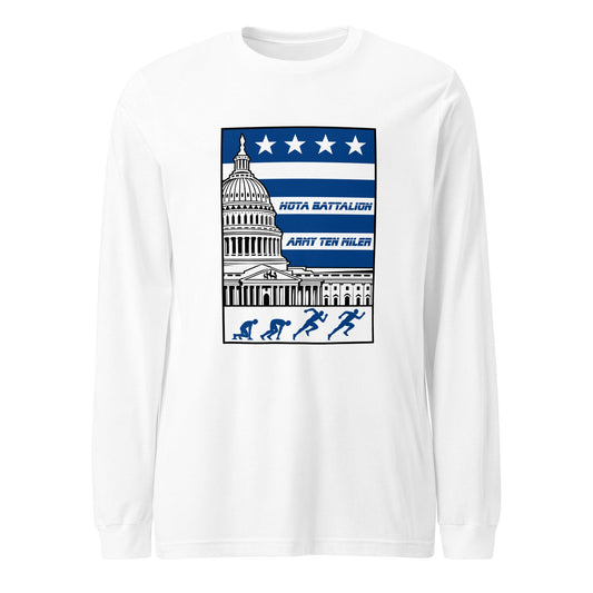 Performance | Long Sleeve Tee | Hoya battalion Ten Miler | Emblem Logo