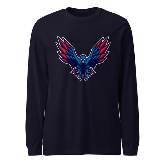 Performance | Long Sleeve Tee | HSE | Vortex Raptor Mascot Logo