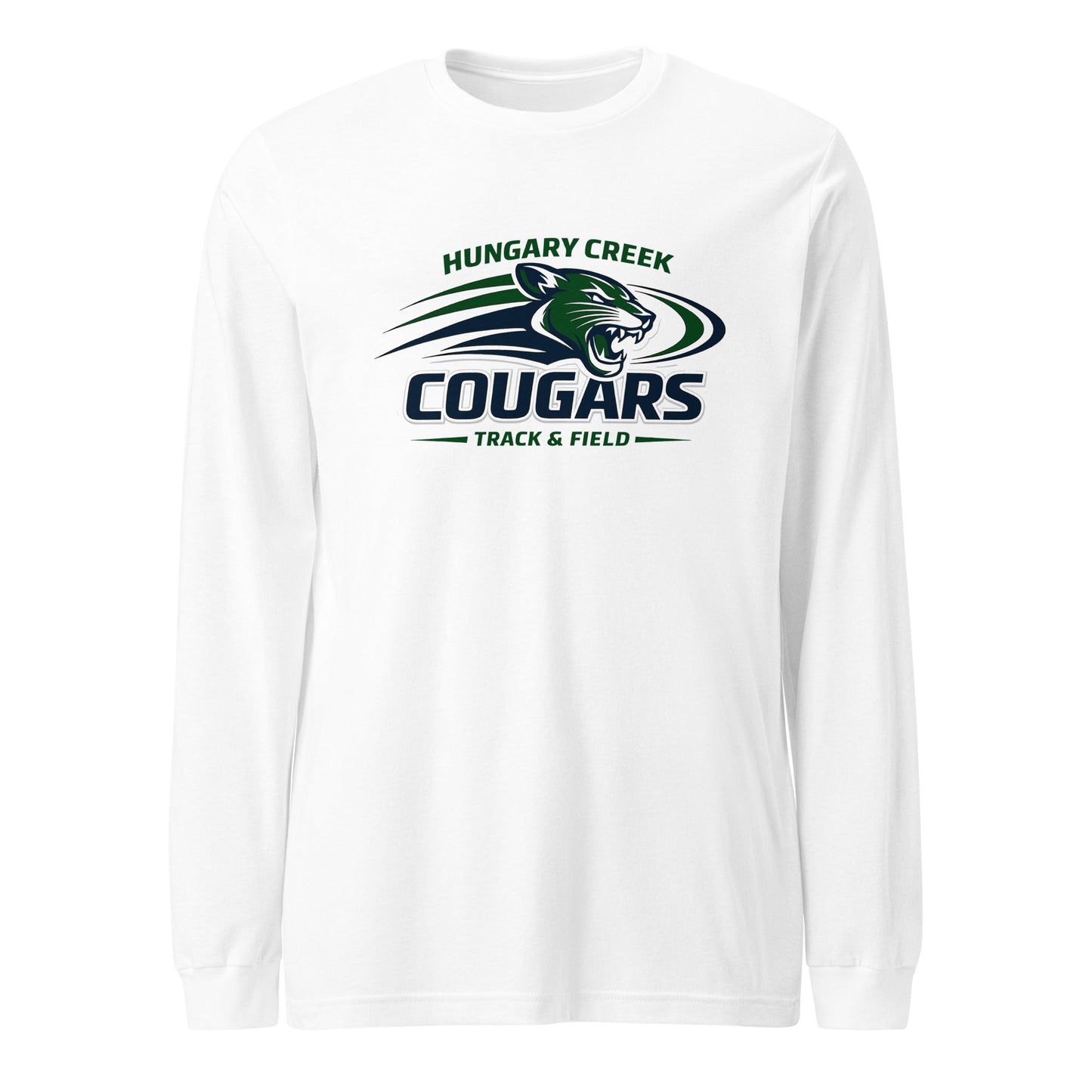Performance | Long Sleeve Tee | Hungary Creek Cougar | Modern Icon Logo