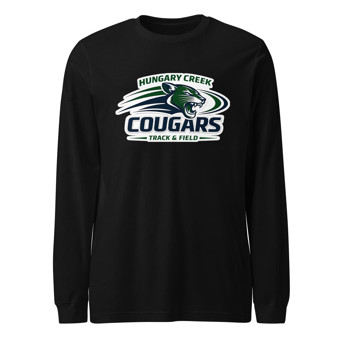 Performance | Long Sleeve Tee | Hungary Creek Cougar | Modern Icon Logo