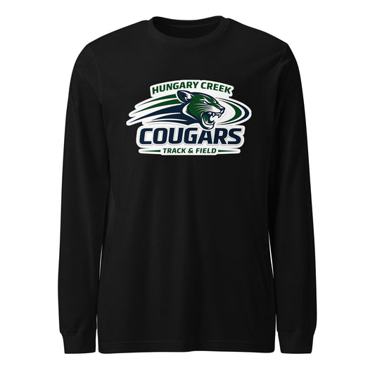 Performance | Long Sleeve Tee | Hungary Creek Cougar | Modern Icon Logo