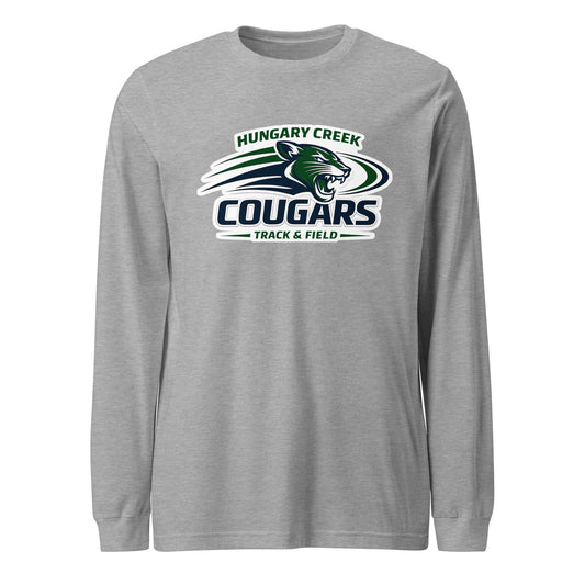 Performance | Long Sleeve Tee | Hungary Creek Cougar | Modern Icon Logo
