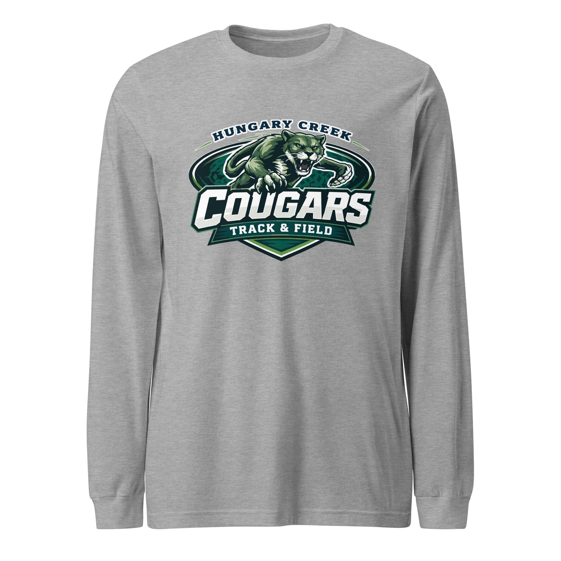 Performance | Long Sleeve Tee | Hungary Creek Cougar | Shield Logo