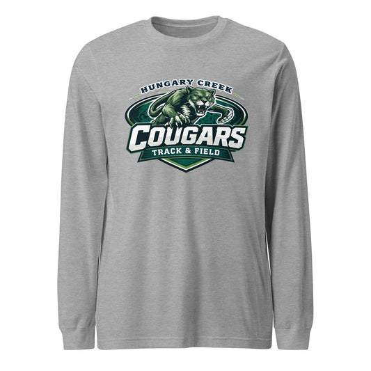 Performance | Long Sleeve Tee | Hungary Creek Cougar | Shield Logo