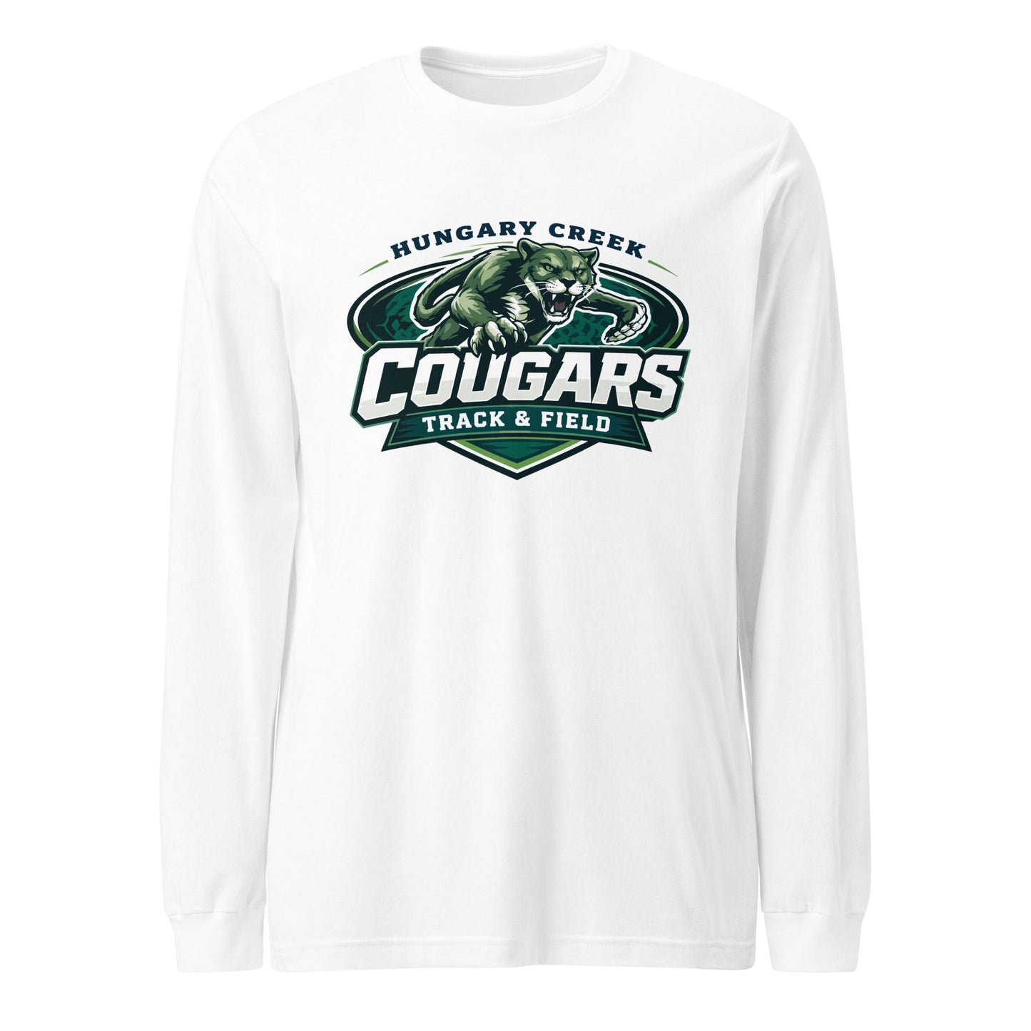 Performance | Long Sleeve Tee | Hungary Creek Cougar | Shield Logo