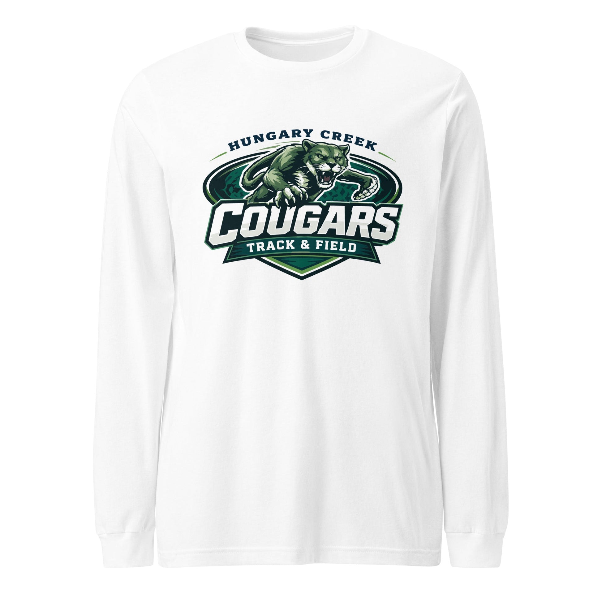 Performance | Long Sleeve Tee | Hungary Creek Cougar | Shield Logo