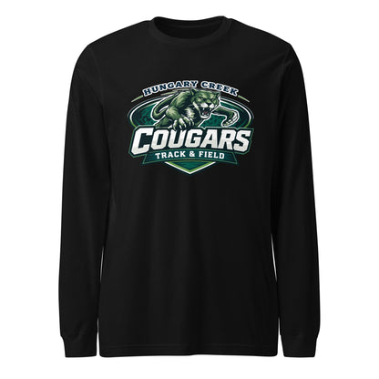 Performance | Long Sleeve Tee | Hungary Creek Cougar | Shield Logo
