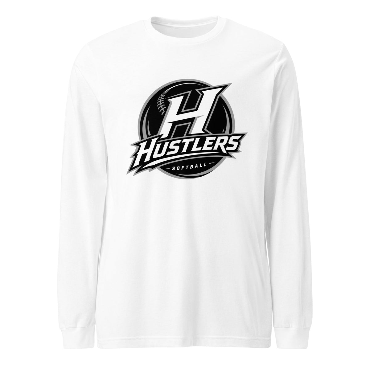 Performance | Long Sleeve Tee | Hustlers Softball | Crest Logo