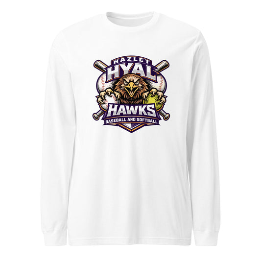 Performance | Long Sleeve Tee | HYAL Hawks | Emblem Logo