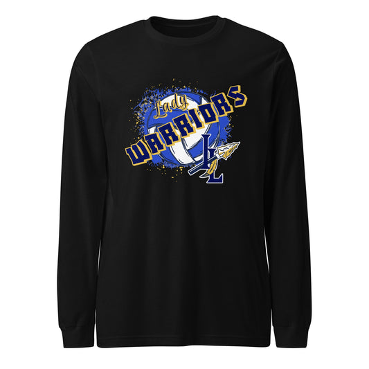 Performance | Long Sleeve Tee | Indian Land Middle School Volleyball | Vanguard Warriors Logo