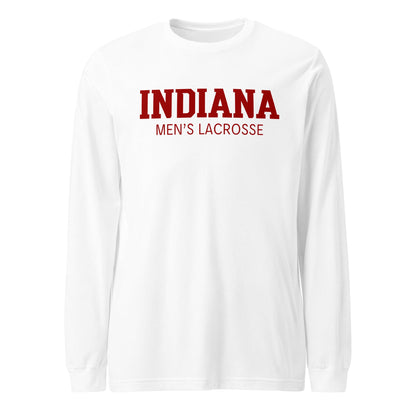 Performance | Long Sleeve Tee | Indiana University Lacrosse | Script Logo