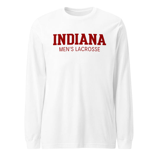 Performance | Long Sleeve Tee | Indiana University Lacrosse | Script Logo