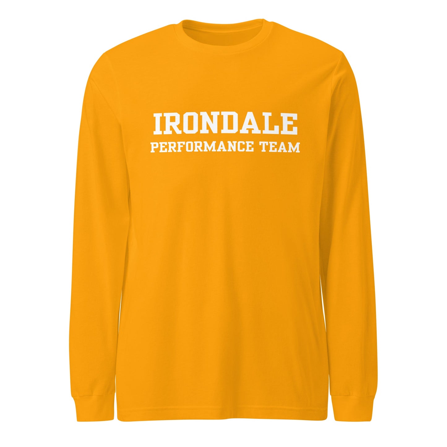 Performance | Long Sleeve Tee | Irondale Dance Team | Script Logo