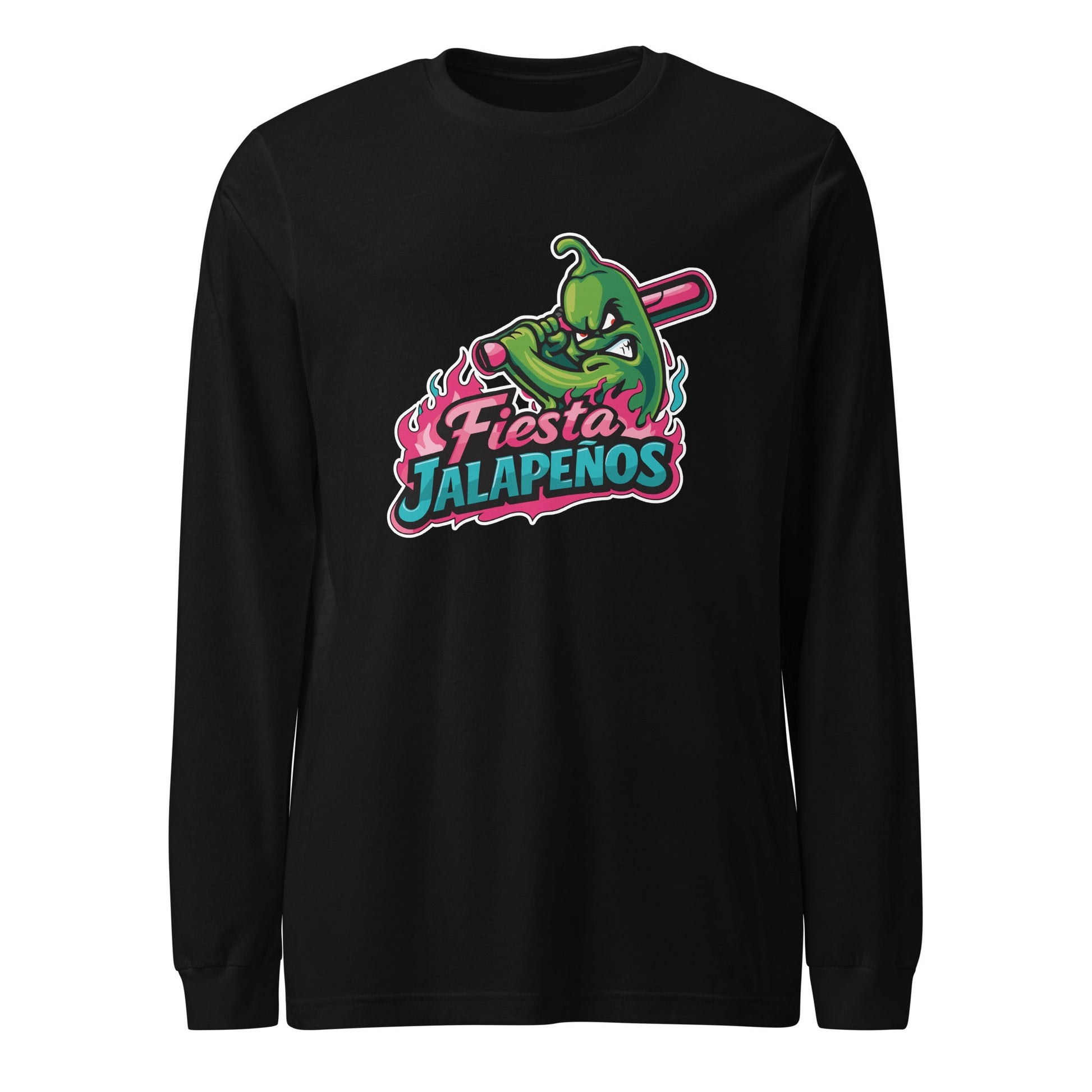 Performance | Long Sleeve Tee | Jalapenos Baseball | Fiesta Logo