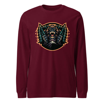 Performance | Long Sleeve Tee | JBLM Bigfoot Hockey Team | Mascot Logo