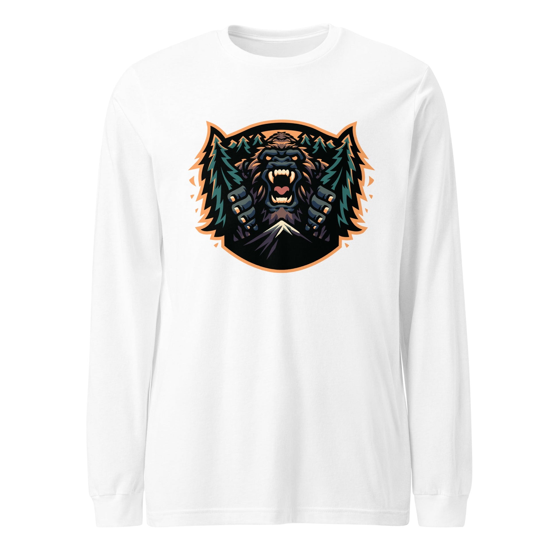 Performance | Long Sleeve Tee | JBLM Bigfoot Hockey Team | Mascot Logo