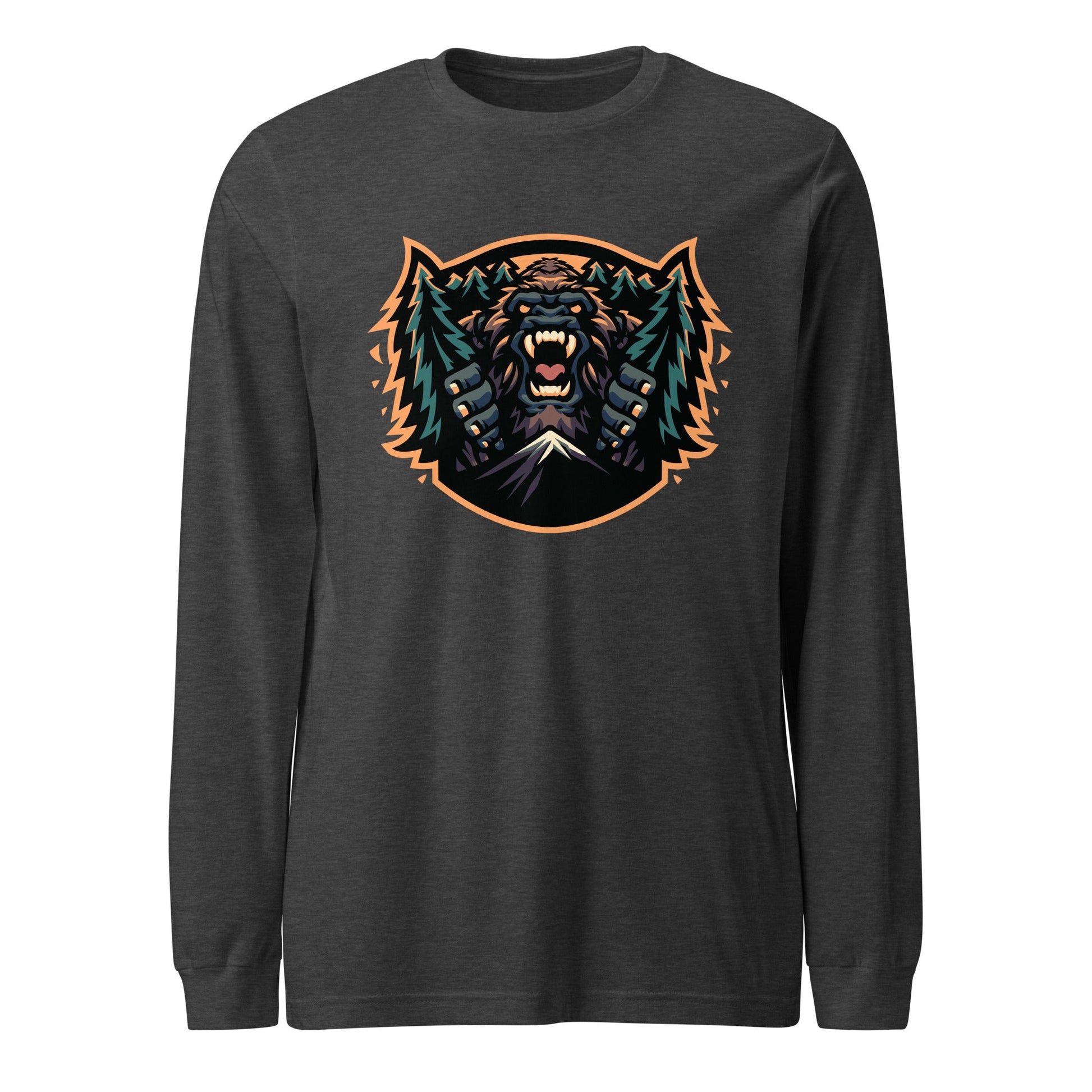 Performance | Long Sleeve Tee | JBLM Bigfoot Hockey Team | Mascot Logo