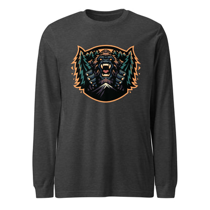 Performance | Long Sleeve Tee | JBLM Bigfoot Hockey Team | Mascot Logo