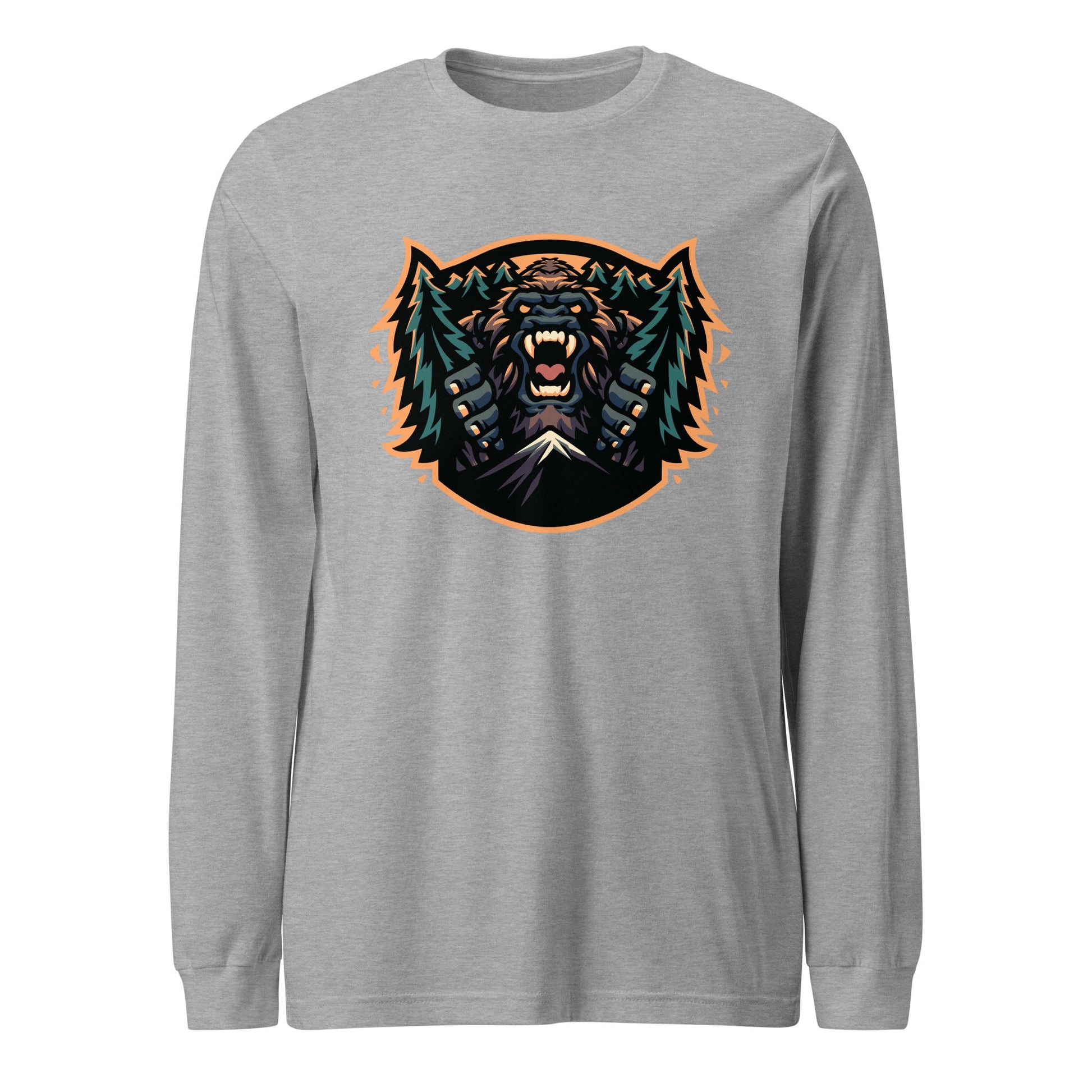Performance | Long Sleeve Tee | JBLM Bigfoot Hockey Team | Mascot Logo