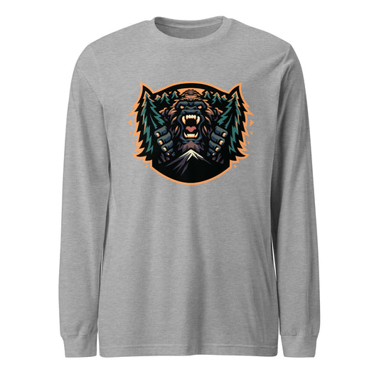 Performance | Long Sleeve Tee | JBLM Bigfoot Hockey Team | Mascot Logo